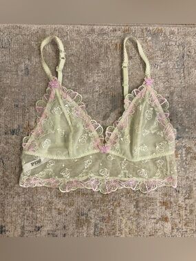 Pink by Victoria Secret Bralette in mint green and pink  - size small
